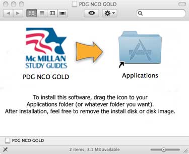 Install PDG GOLD for Mac