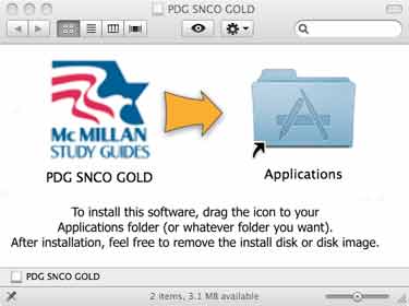 Install PDG GOLD for Mac